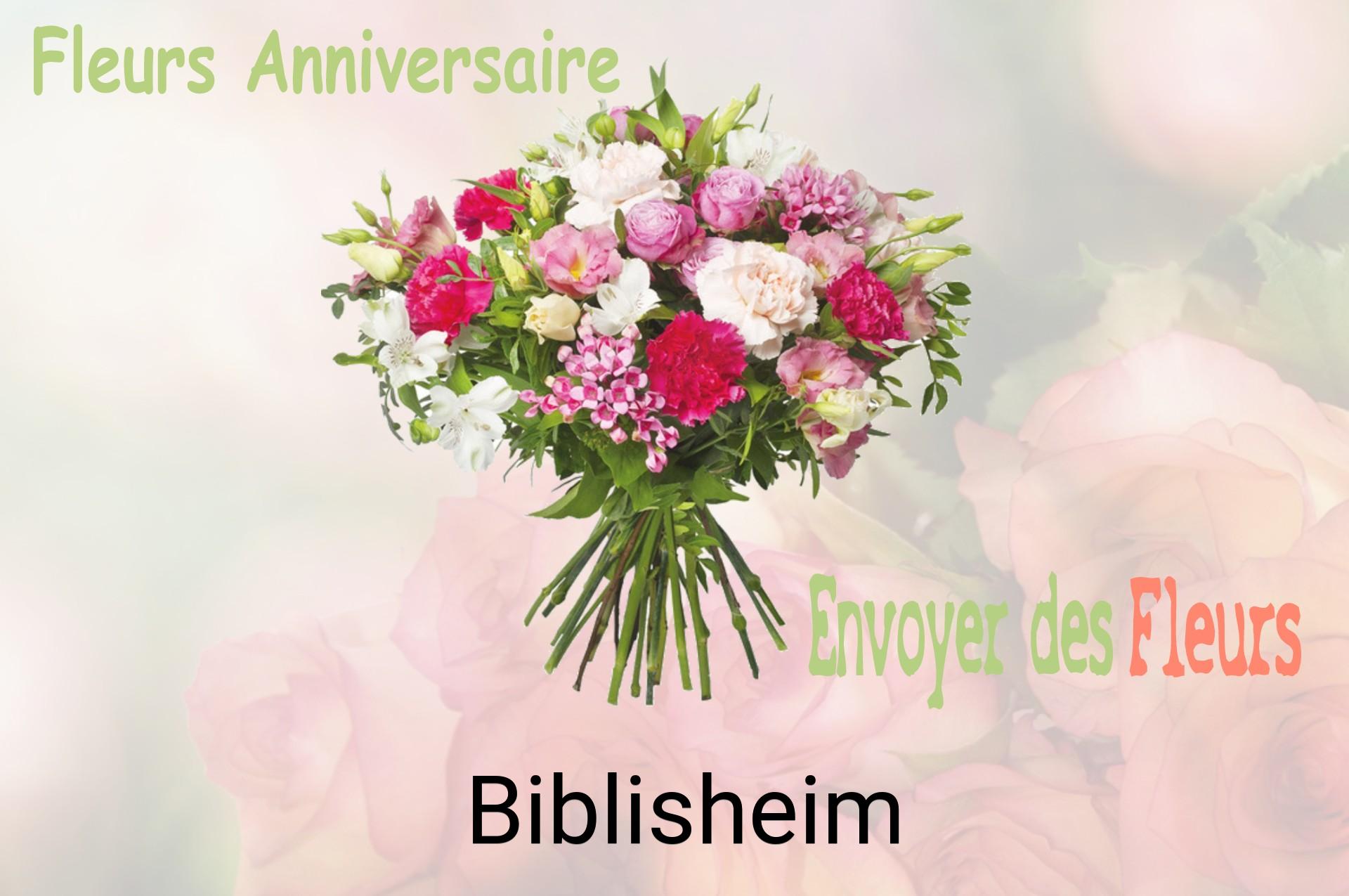 Bouquet de fleurs d’anniversaire livré à Biblisheim